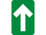 National Marker Walk-On™ Floor Decal, Arrow, 6" x 4", Green, 10 (WFS85GR)