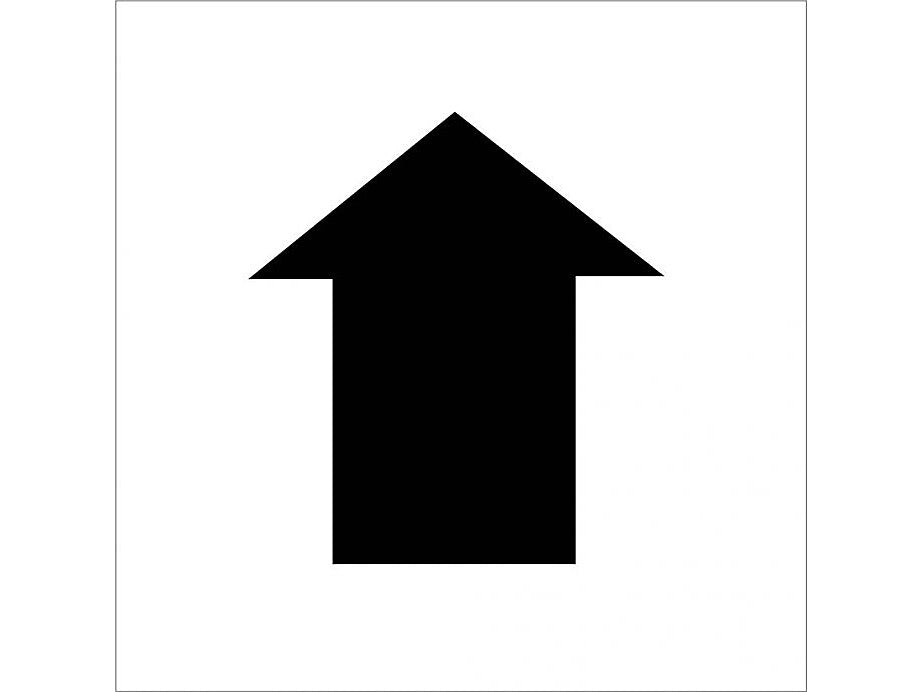 National Marker Stencil, Arrow, 24" x 24" (PMS221)
