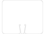 National Marker Cone Top,  10.38" x 12.63", White (CS2)