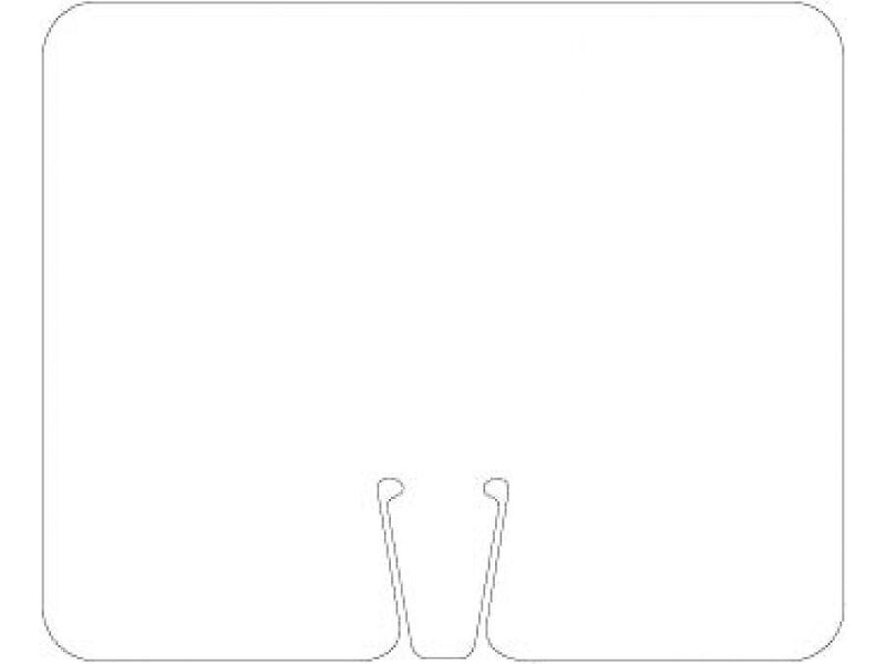 National Marker Cone Top,  10.38" x 12.63", White (CS2)