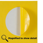 JAM Paper Round Label Sticker Seals, 2.5" Diameter, Yellow, 12 Labels/Sheet, 10 Sheets/Pack (147628582)