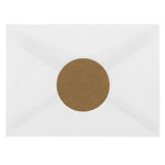 JAM Paper Circle Round Label Sticker Seals, 2.5 Inch Diameter, Brown Kraft, 120/Pack (2147618897)