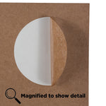 JAM Paper Circle Round Label Sticker Seals, 2.5 Inch Diameter, Brown Kraft, 120/Pack (2147618897)