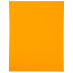 JAM Paper Shipping Labels, 8 1/2" x 11", Neon Orange, 1 Label/Sheet, 10 Labels/Pack (337628613)