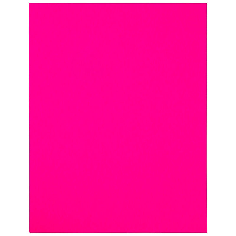 JAM Paper Shipping Labels, 8 1/2" x 11", Neon Pink, 1 Label/Sheet, 10 Labels/Pack (337628614)