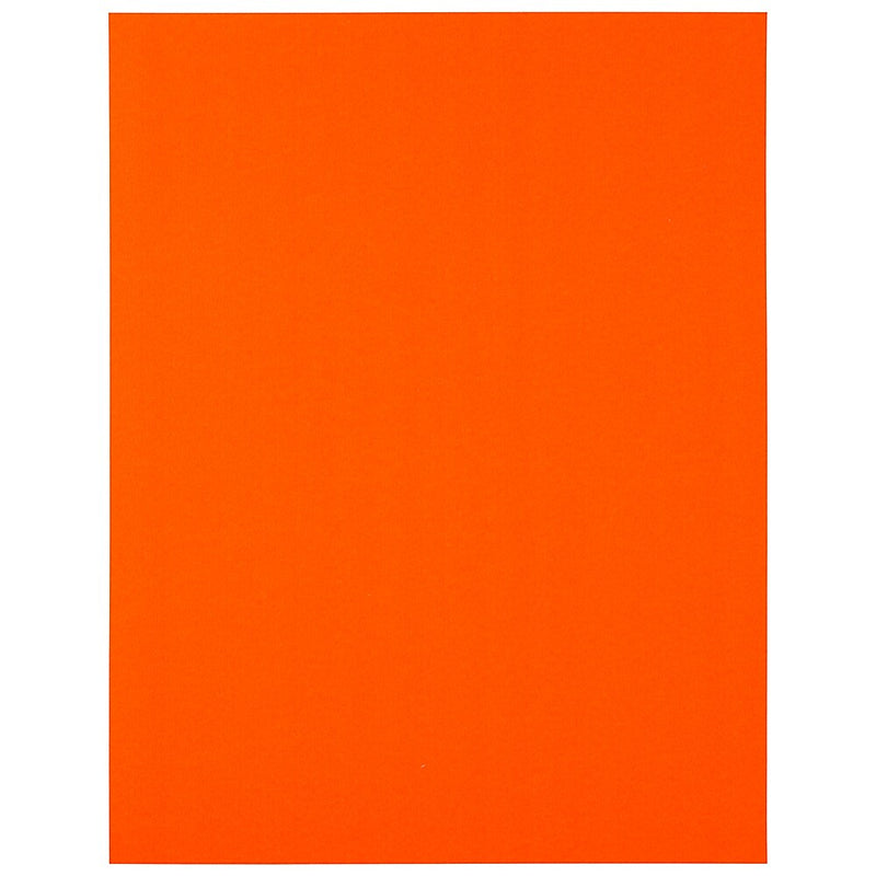 JAM Paper Shipping Labels, Full Page, 8 1/2 x 11 Sticker Paper, Neon Red, 1 Label/Sheet, 10 Labels/Pack (337628604)