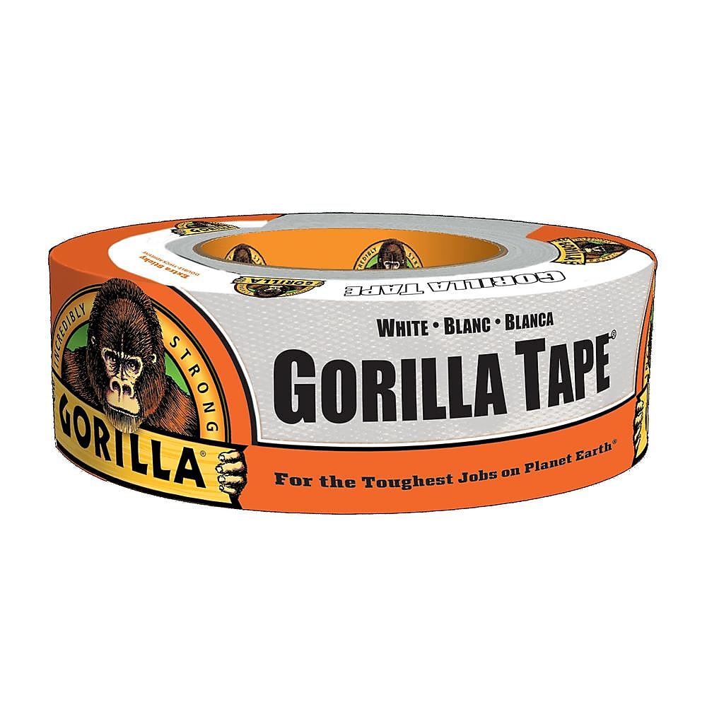 Gorilla Duct Tape, 2" x 30 yds., White (6025001)