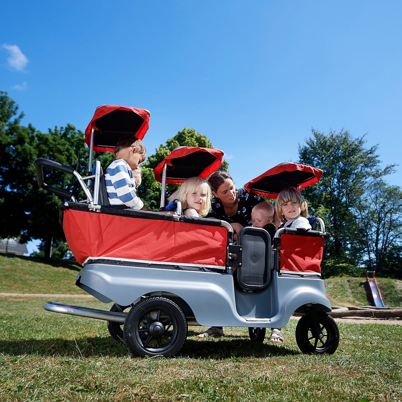 Winther Turtle Kiddy Bus Wagon, Multicolored (WIN80150)