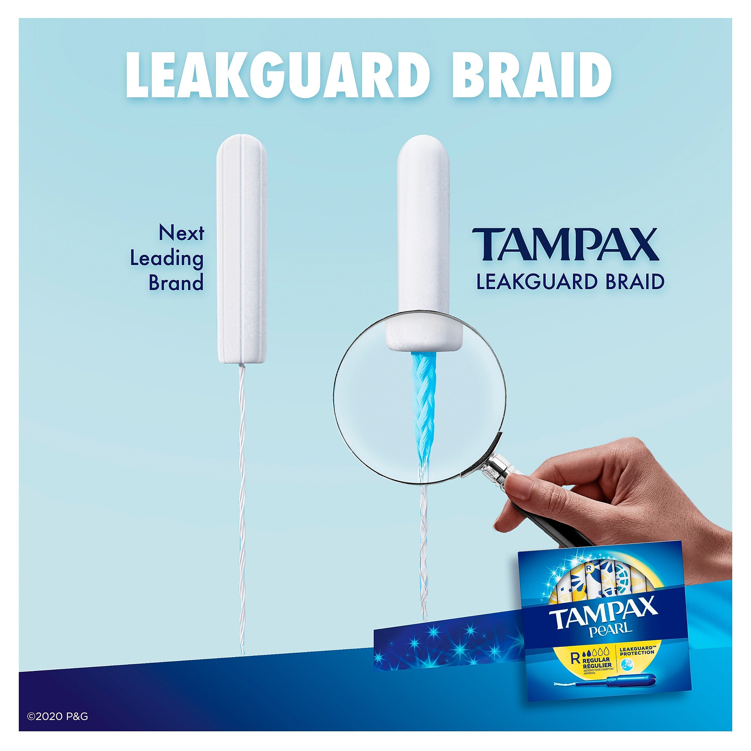 Tampax Pearl Regular Absorbency Tampons, 18/Box (00073010004542)