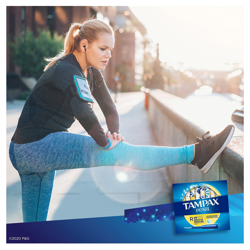 Tampax Pearl Regular Absorbency Tampons, 18/Box (00073010004542)