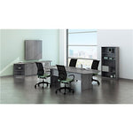 Safco Medina 120"W Rectangular Conference Table, Laminate, Gray (MNC10LGS)