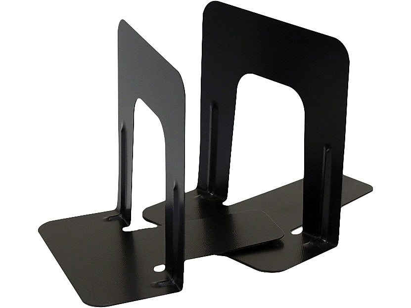 Officemate Steel Book Ends, 5"H, Black (OIC93001)