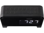 Jensen JCR-350 Digital Clock Radio with Night Light, Black