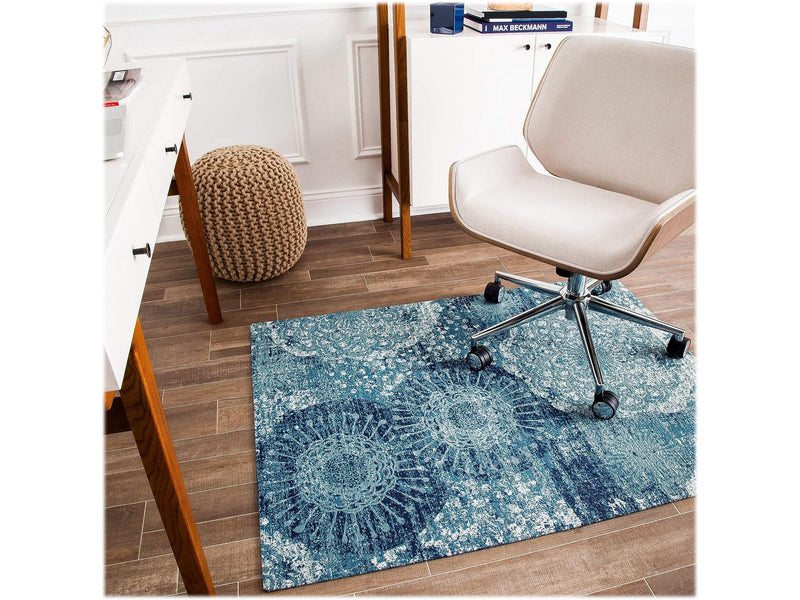 Anji Mountain Rug'd Maldives Carpet & Hard Floor Chair Mat, 36" x 48'', Polyvinyl Chloride (AMB9015)