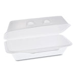 Pactiv SmartLock Foam Hinged Containers, Medium, 8.75 x 4.5 x 3.13, 1-Compartment, White, 440/Carton