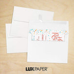 LUX 60lbs. 4 1/8" x 9 1/2" #10 Regular Envelopes, Blue Parchment, 250/BX