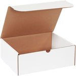 Partners Brand Corrugated Mailers, 11 1/8" x 8 3/4" x 4", White, 50/Bundle (M1184)