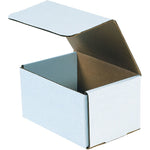 SI Products Corrugated Mailers, 7" x 5" x 4", White, 50/Bundle (M754)