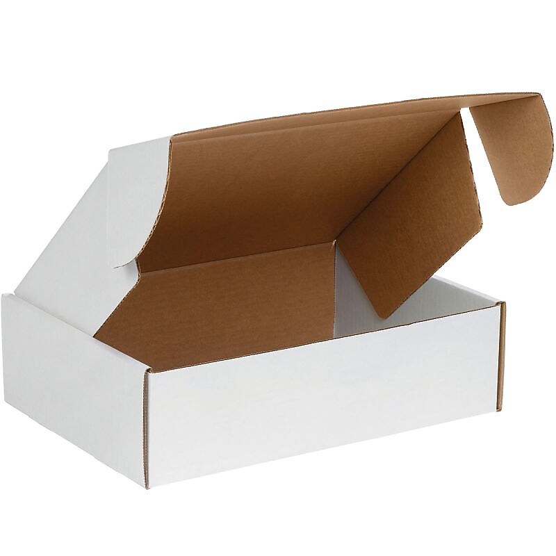 Partners Brand Deluxe Literature Mailers, 24" x 18" x 6", White, 25/Bundle (MFL24186)
