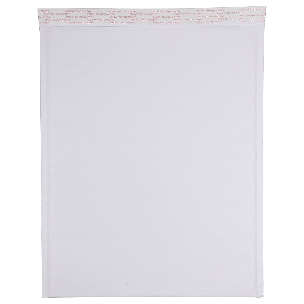 JAM PAPER Bubble Lite Padded Mailers, Size 7, 14 1/4 x 18 1/2, White Kraft, 25/Pack (94606H)
