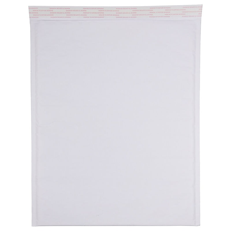 JAM PAPER Bubble Lite Padded Mailers, Size 7, 14 1/4 x 18 1/2, White Kraft, 25/Pack (94606H)