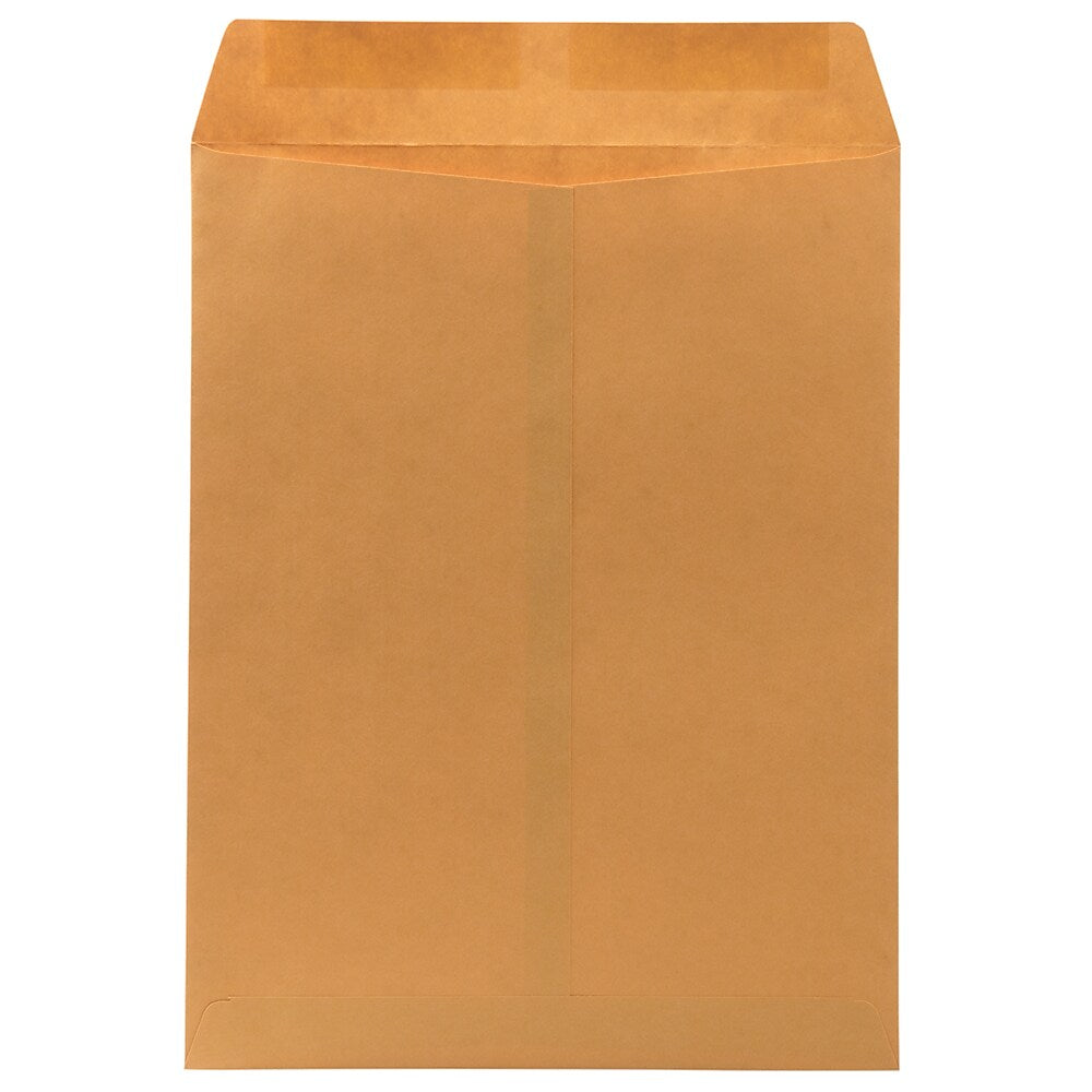 JAM Paper Premium Kraft Catalog Envelope, 10" x 13", Brown Kraft Manila, 100/Pack (V018286)