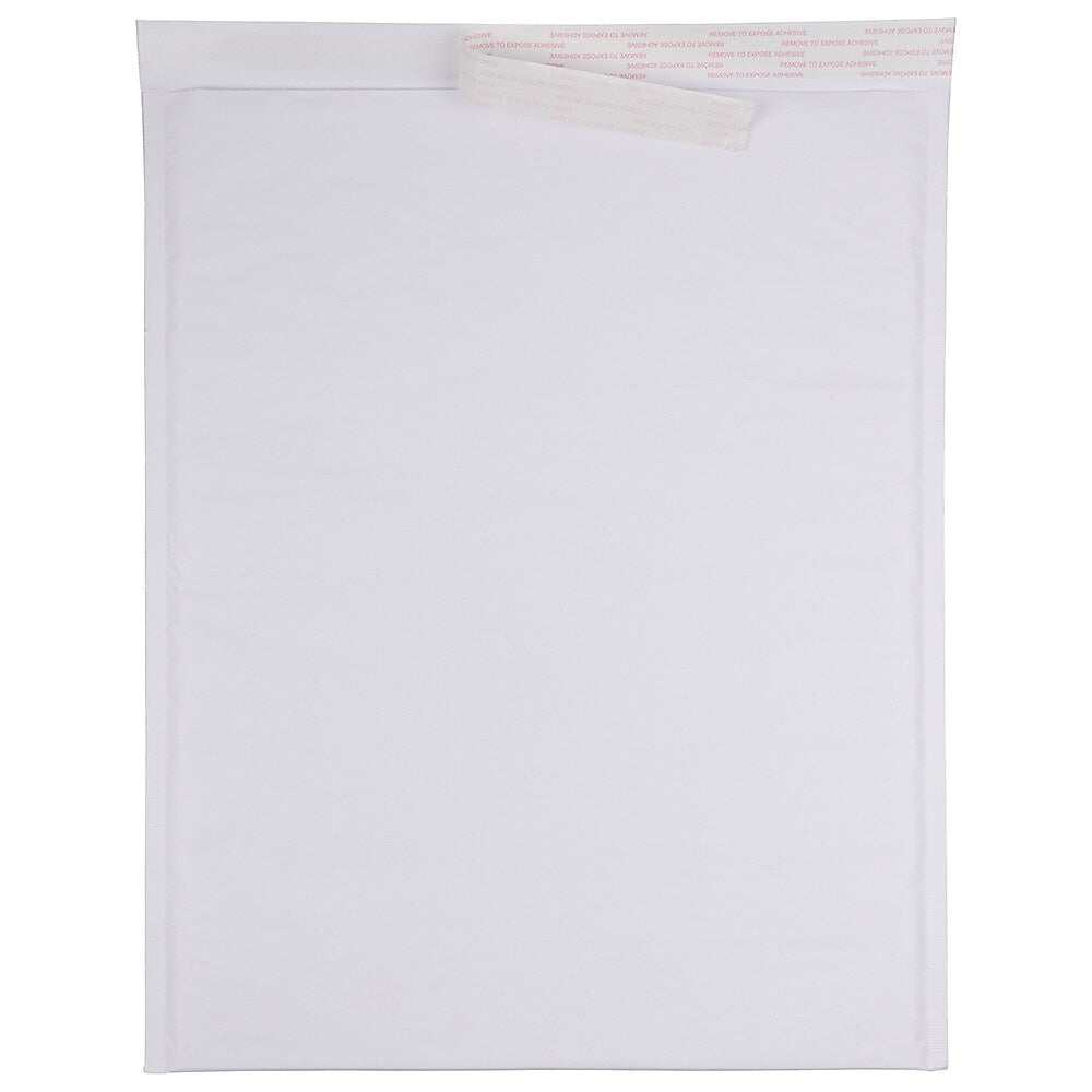 JAM PAPER Bubble Lite Padded Mailers, Size 7, 14 1/4 x 18 1/2, White Kraft, 25/Pack (94606H)