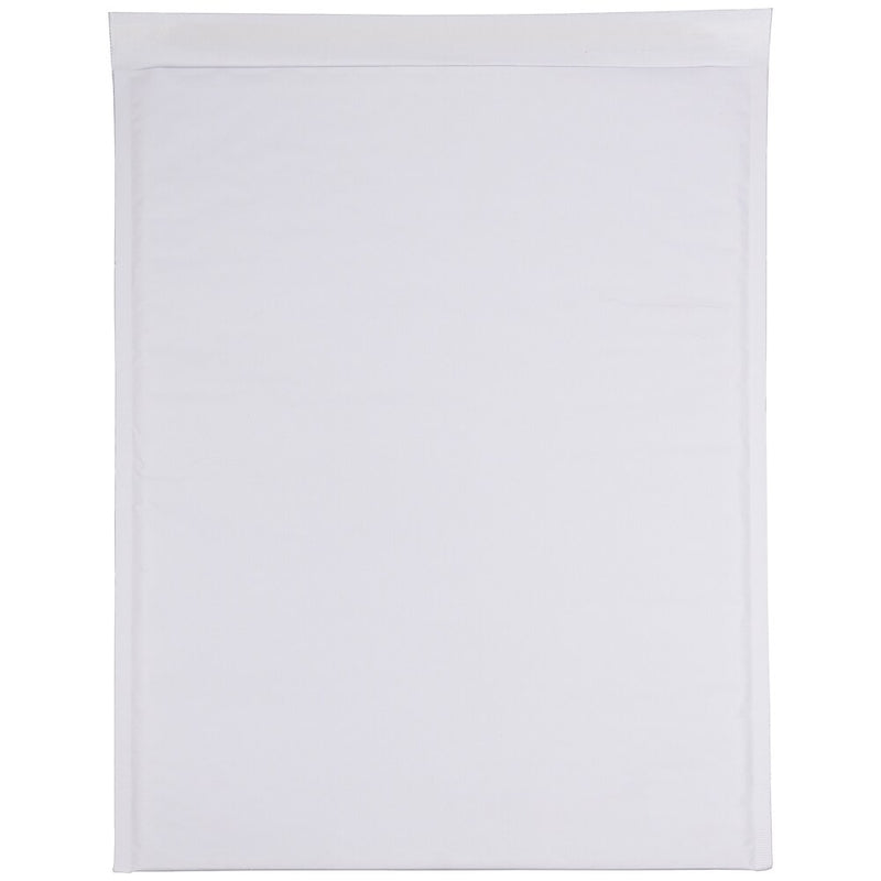 JAM PAPER Bubble Lite Padded Mailers, Size 7, 14 1/4 x 18 1/2, White Kraft, 25/Pack (94606H)