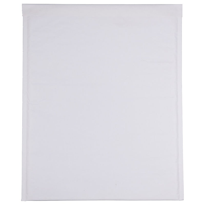 JAM PAPER Bubble Lite Padded Mailers, Size 7, 14 1/4 x 18 1/2, White Kraft, 25/Pack (94606H)