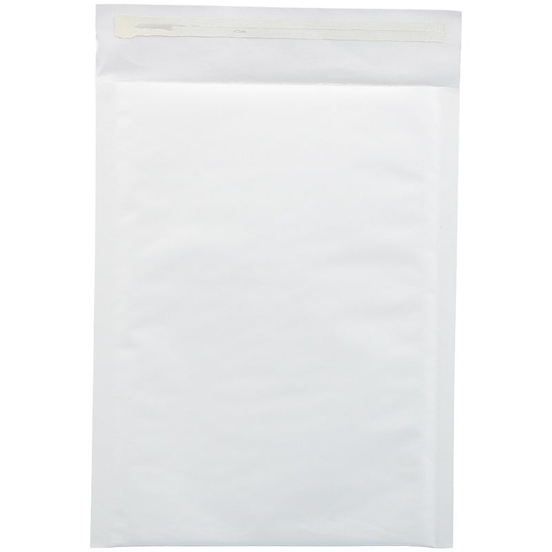 JAM PAPER Bubble Lite Padded Mailers, Size 1, 7 1/4 x 10 1/2, White Kraft, 25/Pack (24632024)