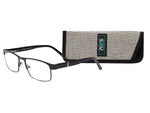 SAV Optitek +1.25 Reading Glasses, Black (EAR7264-125-001)