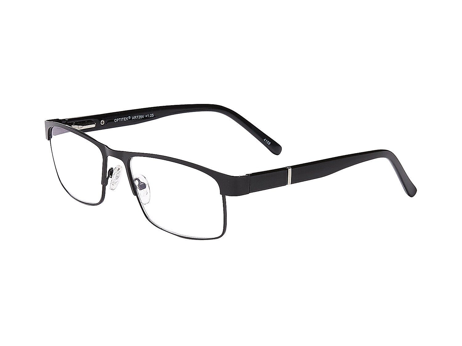 SAV Optitek +1.50 Reading Glasses, Black (EAR7264-150-001)