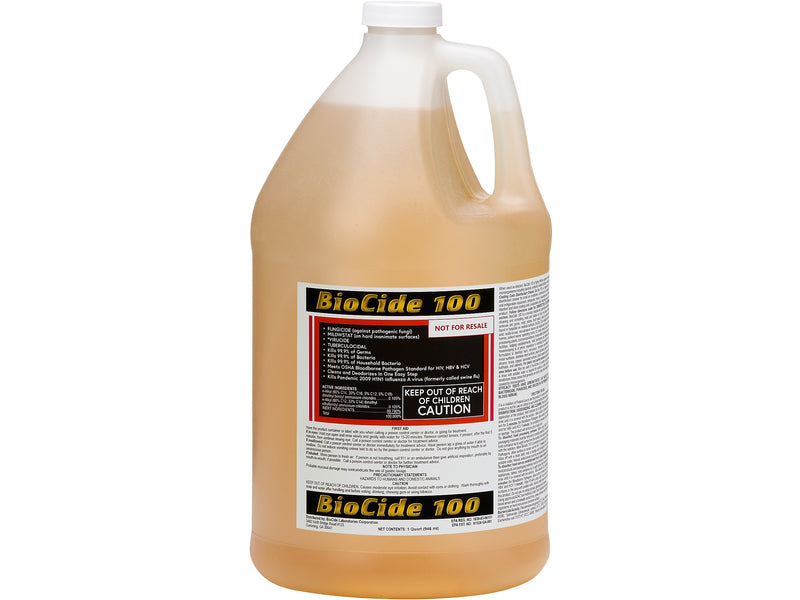 One Shot Coatings by Bare Ground BioCide 100 Disinfectant Liquid, 128 Oz.
