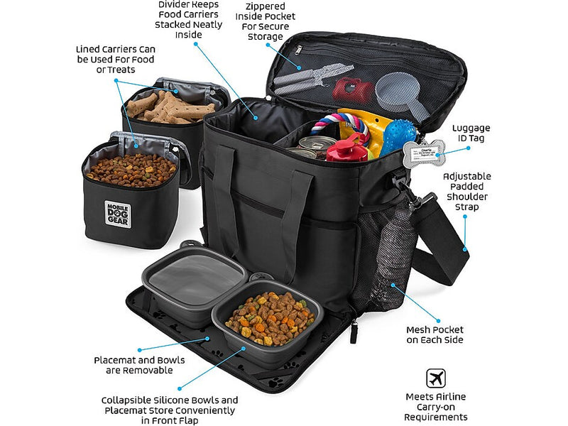 Mobile Dog Gear Week Away Tote Bag, Black (ODG30)