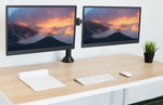 Mount-It! Dual Monitor Mount, Up To 27" Monitors, Black (MI-752)