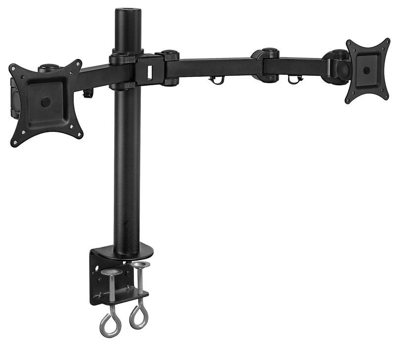Mount-It! Dual Monitor Mount, Up To 27" Monitors, Black (MI-752)