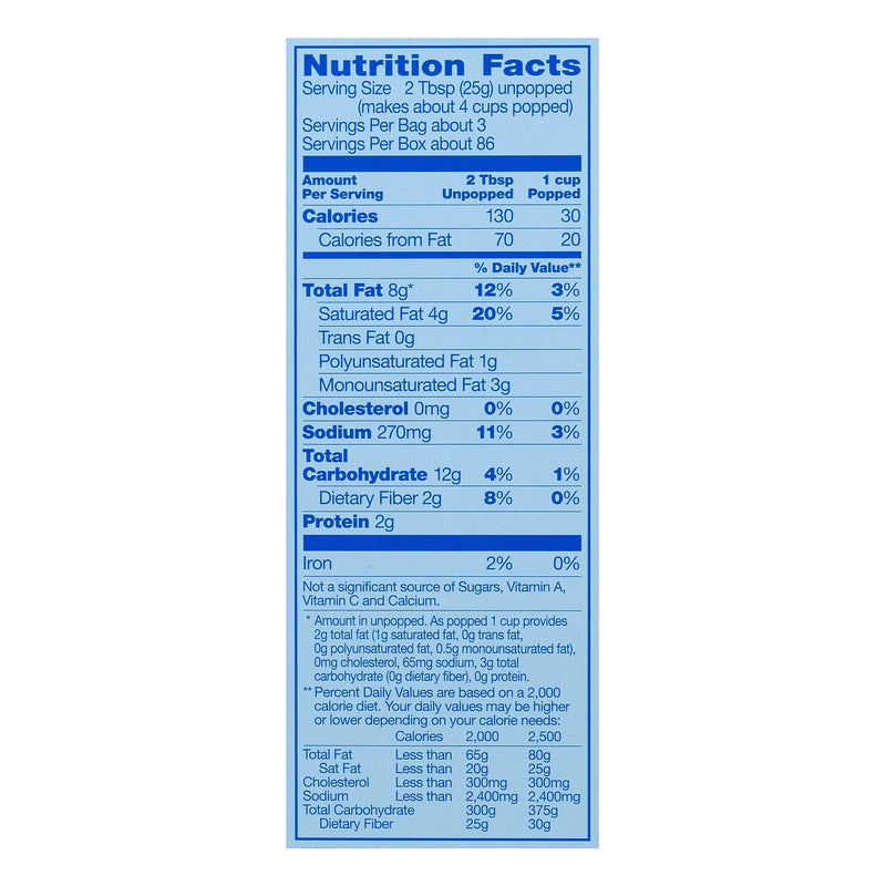 Pop Secret Popcorn, Movie Theater Butter, 3 oz., 30/Box (220-00633)