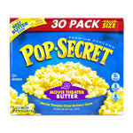 Pop Secret Popcorn, Movie Theater Butter, 3 oz., 30/Box (220-00633)