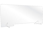 U.S. Stamp & Sign 23" x 47" Acrylic Non-tackable Sneeze Guard, Clear (8448)