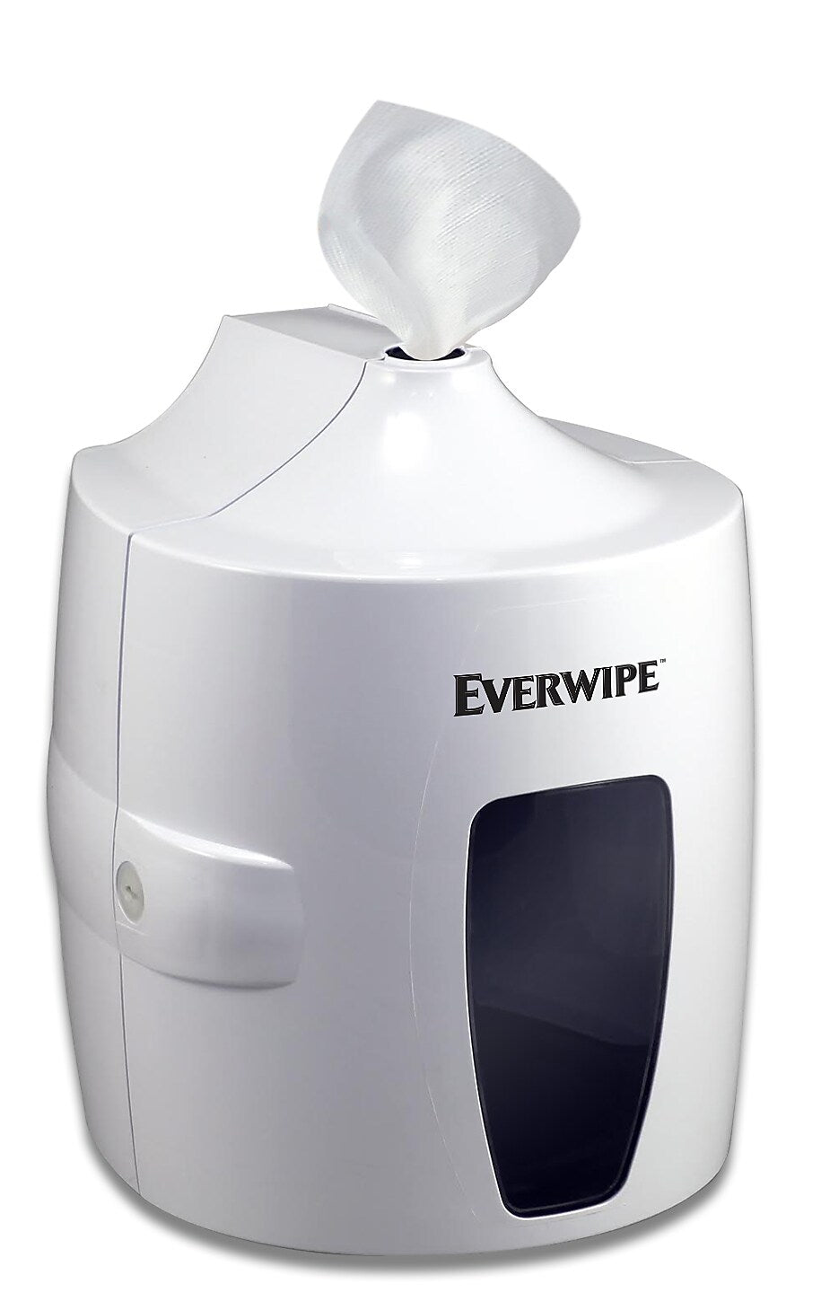 Everwipe Wall Mount Wet Wipe  Dispenser with drip tray, White (10-DISP)