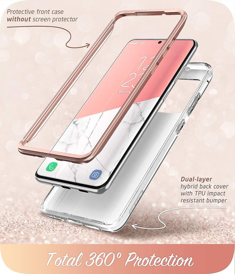 i-Blason Cosmo Series White Marble Case for Galaxy S20 Ultra (S20UL-COSM-MAR)