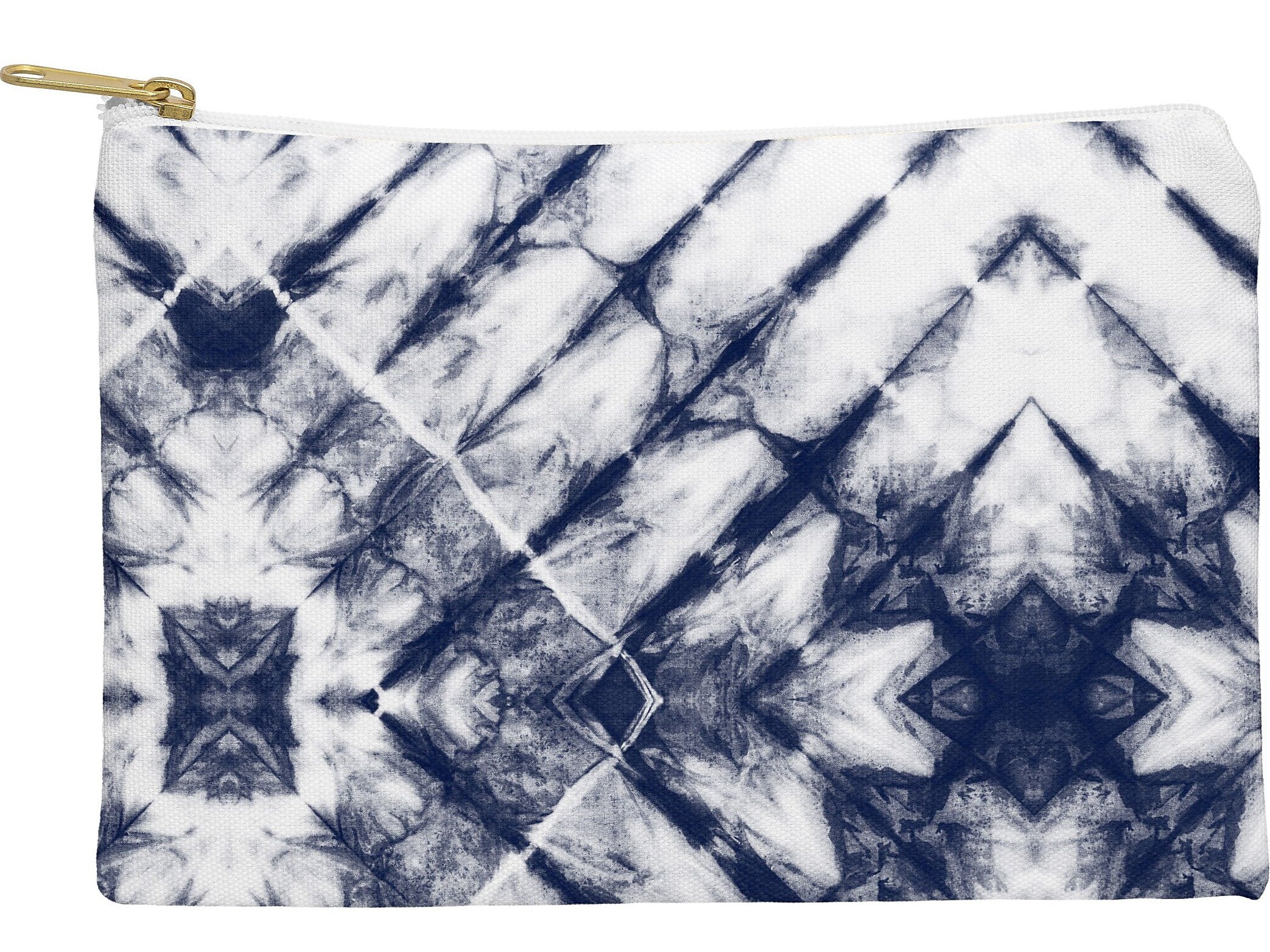 DENY Designs 11.75" Polyester Travel Pouch, Water Resistant, Tie-Dye (64606-wpofmd)