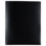 JAM Paper 6-Pocket Heavy Duty Plastic Folders, Black, 2/Pack (389MP6bl)