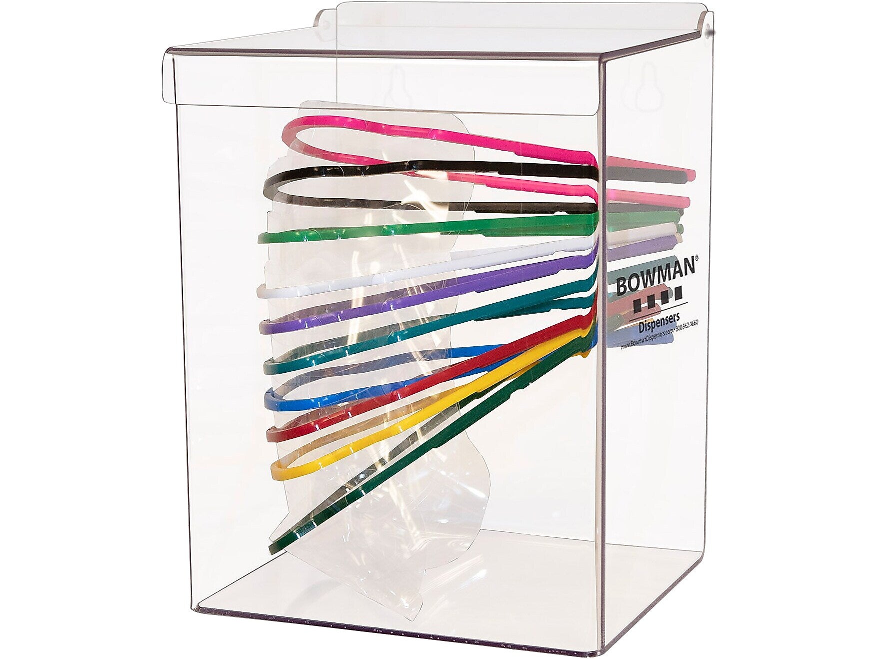 Bowman Bulk Dispenser, 1-Compartment, Clear (FP-017)