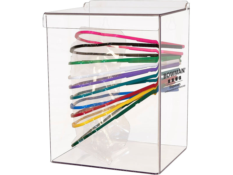 Bowman Bulk Dispenser, 1-Compartment, Clear (FP-017)