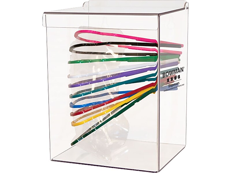 Bowman Bulk Dispenser, 1-Compartment, Clear (FP-017)