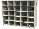Bowman Safety Eyewear Dispenser, 25-Compartment, Quartz Beige (LB100-0212)