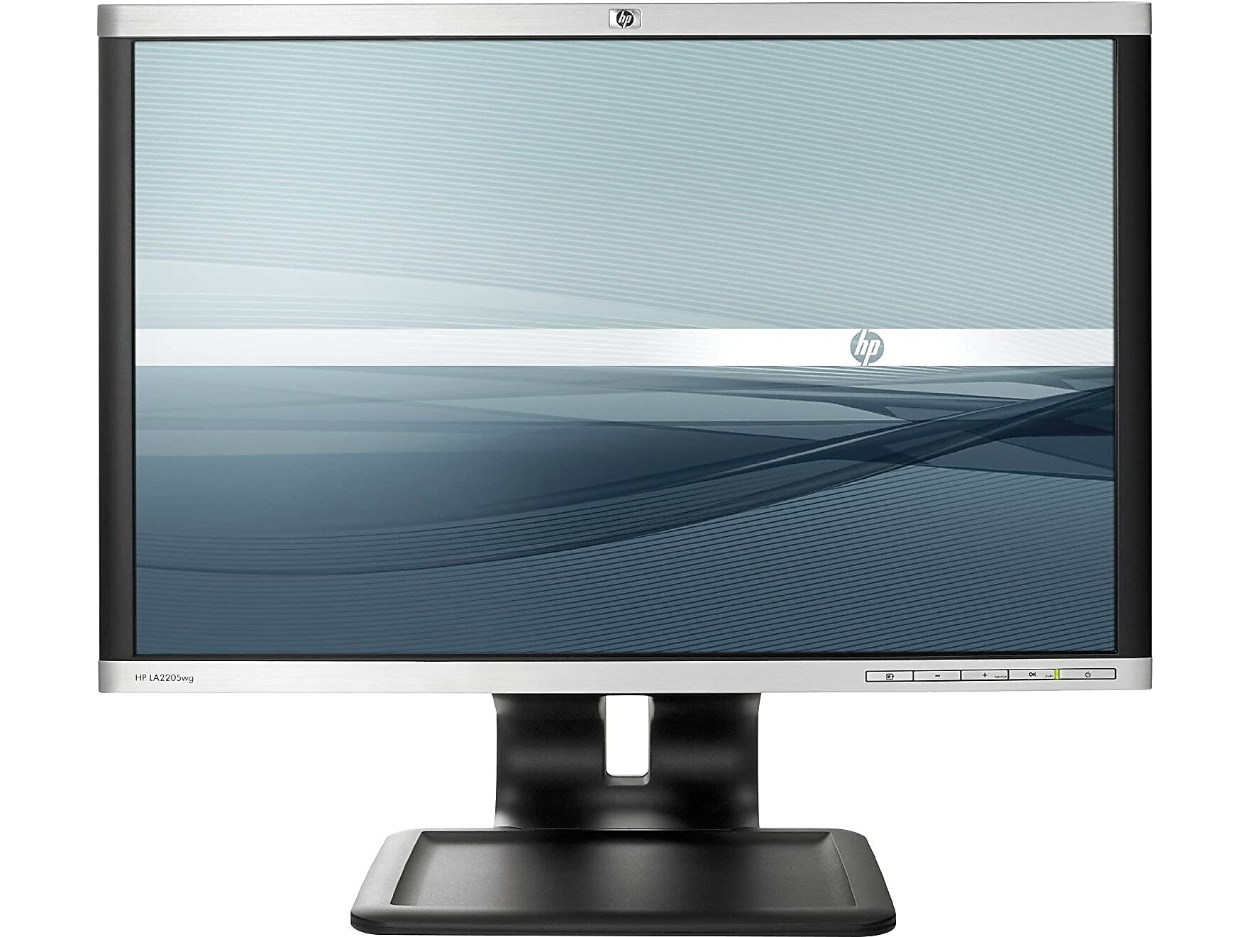 HP Compaq LA2205WG Refurbished 22" LCD Monitor, Black/Brushed Aluminum