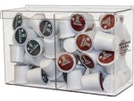 Bowman Mini Double Bin Bulk Dispenser, 2-Compartment, Clear (BK102-0111)