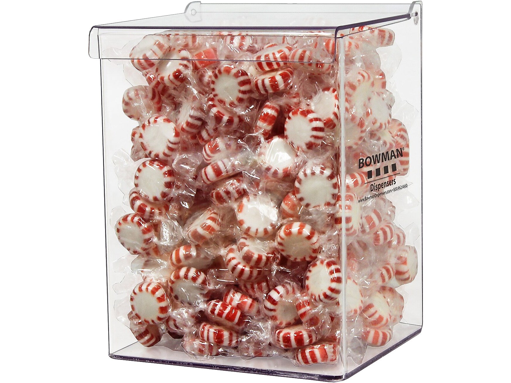 Bowman Bulk Dispenser, 1-Compartment, Clear (BK101-0111)
